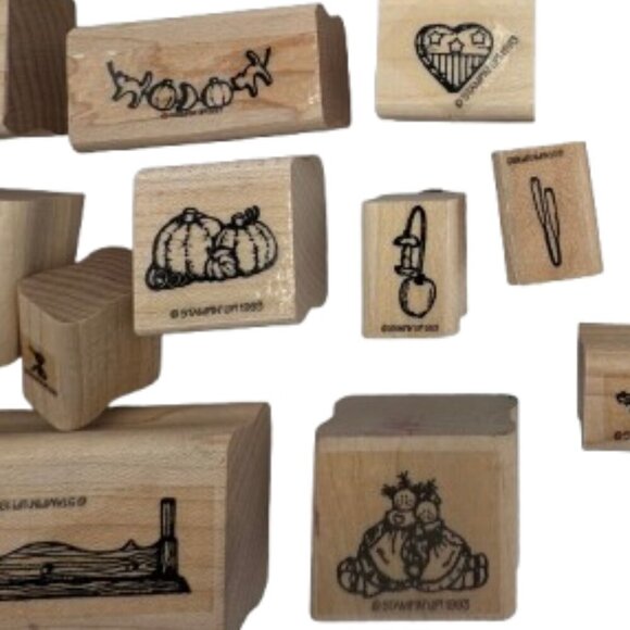 New Stampin Up! Lot of 27 Decorative Crafting Stamps  - Various Themes - Picture 6 of 7